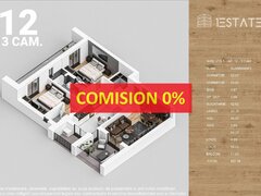 Trei camere, finalizat, pompa de caldura, panouri fotovoltaice, 108 mp